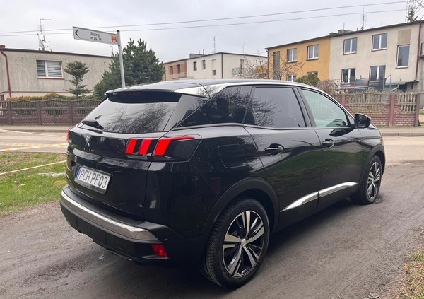 Peugeot 3008 cena 77900 przebieg: 45450, rok produkcji 2018 z Chodzież małe 301